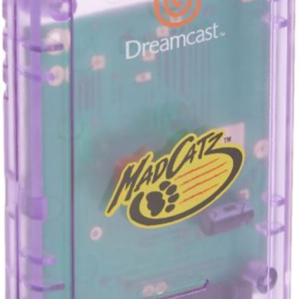 Mad Catz Translucent Purple Memory Card VMU Unit Sega Dreamcast 1999 HTK-7000